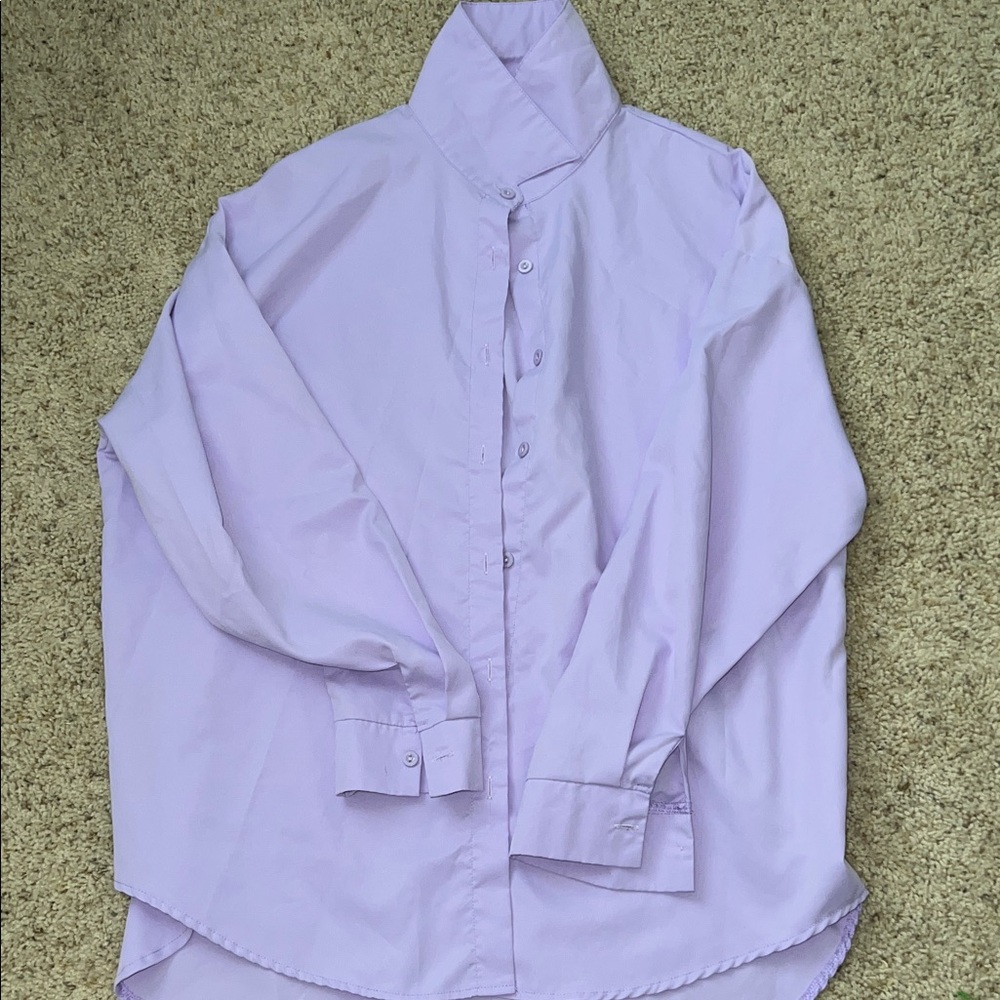 SHEIN Lavender Dress Shirt for Men